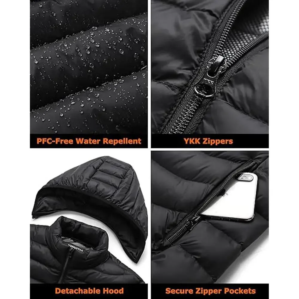 Venustas Unisex Heated Jacket with Battery, Heated Coat for Women and Men Size M - Picture 4 of 5